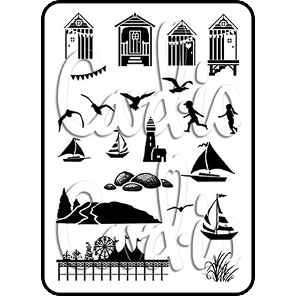 Beside the Sea A6 Stamp Set by Card-io