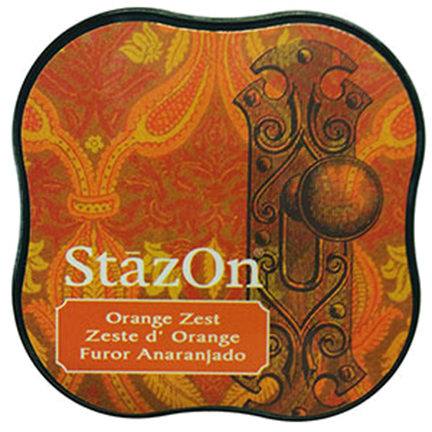 StāzOn Mini Ink Pad, Orange Zest by Tsukineko