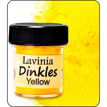 Dinkles Ink Powder, Yellow by Lavinia Stamps