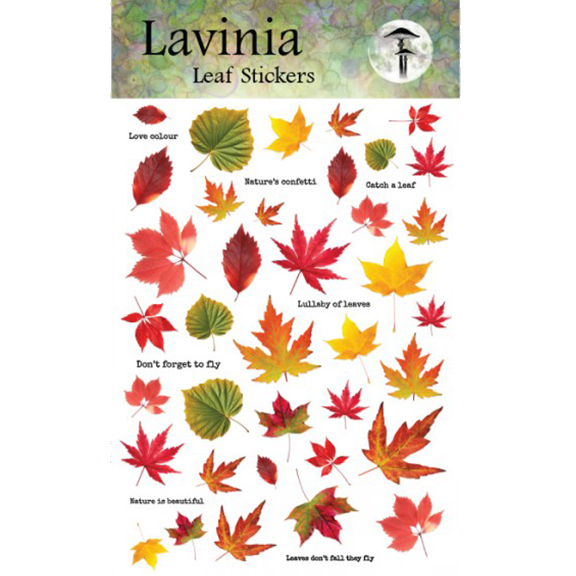 Stickers, Leaf by Lavinia Stamps