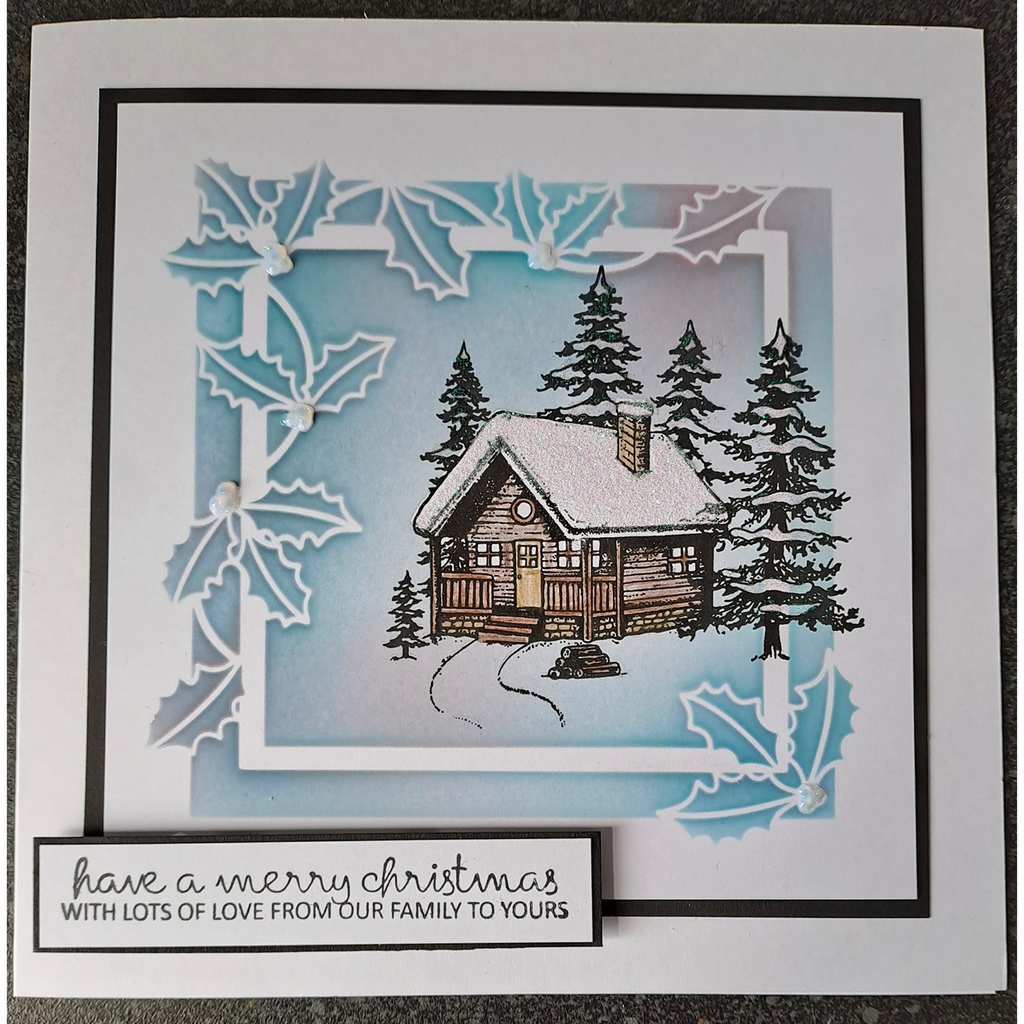 Tree and Cottage Stamp Set by Sweet Poppy Stencils