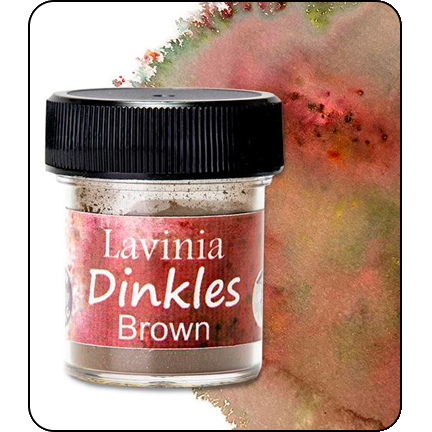 Dinkles Ink Powder, Brown by Lavinia Stamps