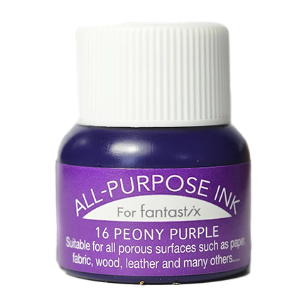 All-Purpose Fabric Ink, Peony Purple by Tsukineko