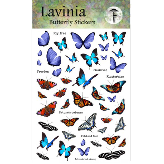 Stickers, Butterfly by Lavinia Stamps