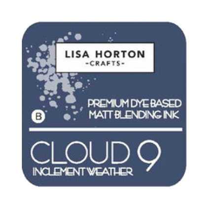 Cloud 9 Premium Dye-Based Matt Blending Ink Pad, Inclement Weather by Lisa Horton Crafts