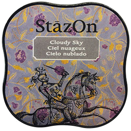 StāzOn Mini Ink Pad, Cloudy Sky by Tsukineko