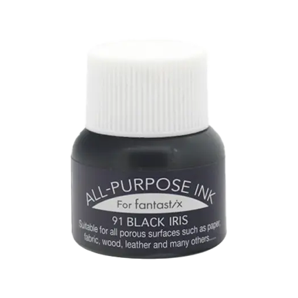 All-Purpose Fabric Ink, Black Iris by Tsukineko