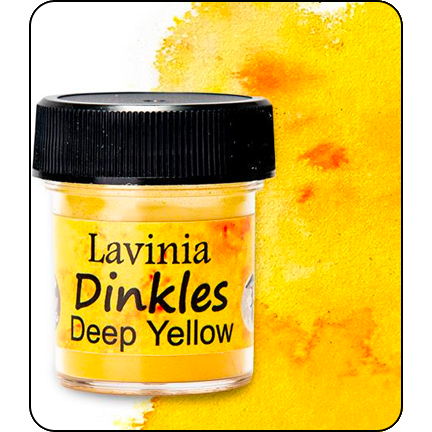 Dinkles Ink Powder, Deep Yellow by Lavinia Stamps