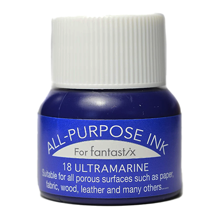 All-Purpose Fabric Ink, Ultramarine by Tsukineko