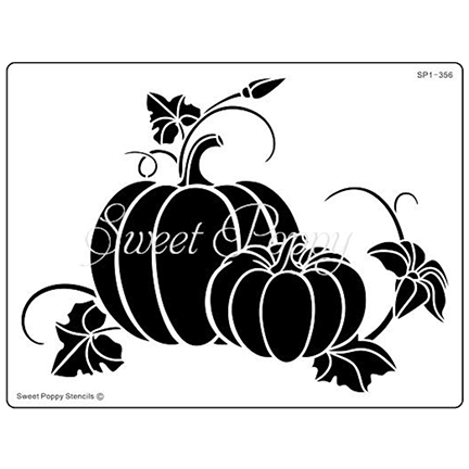 Aperture Leaf Stencil by Sweet Poppy Stencils – Del Bello's Designs