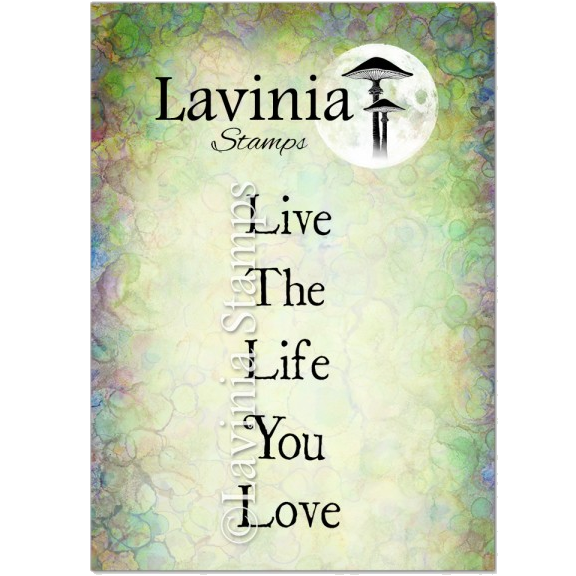 Live the Life Stamp by Lavinia Stamps *Retired*