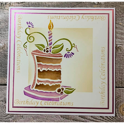 Cake 2 - Slice Stencil by Sweet Poppy Stencils *Retired* – Del Bello's  Designs