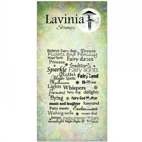 Fairy Words Stamp by Lavinia Stamps *Retired*