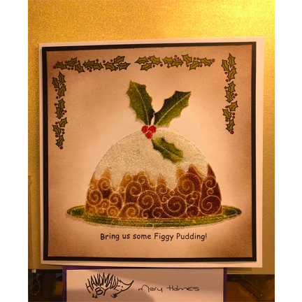 Christmas Pudding Stencil by Sweet Poppy Stencils *Retired*