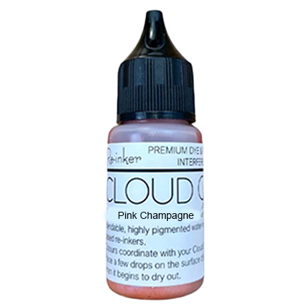 Cloud 9 Dye/Pigment Interference Ink Reinker, Pink Champagne Shimmer by Lisa Horton Crafts