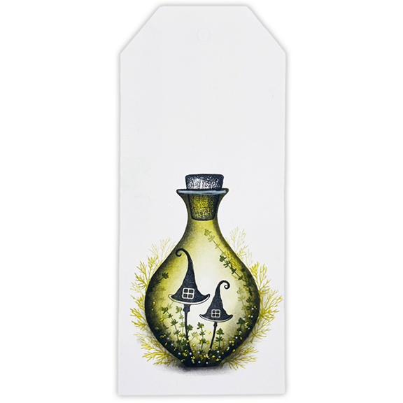 Sticker Stencils 10, Four Bottle Shapes by Lavinia Stamps