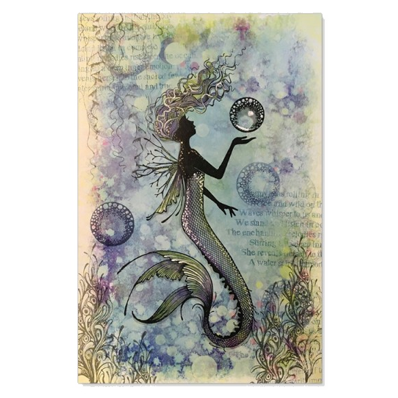 Water Spirit Verse Stamp by Lavinia Stamps *Retired*