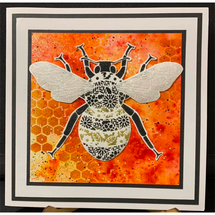 Queen Bee Stencil by Sweet Poppy Stencils *Retired*