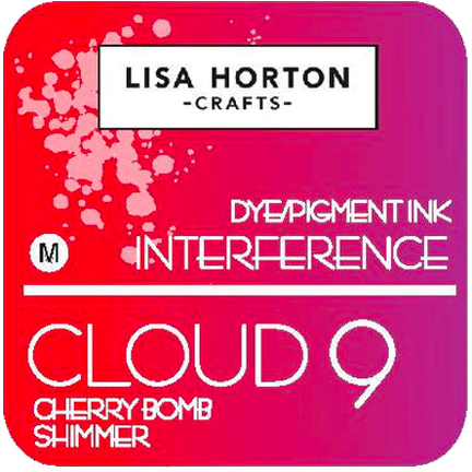 Cloud 9 Metallic Interference Ink Pad, Cherry Bomb Shimmer by Lisa Horton Crafts