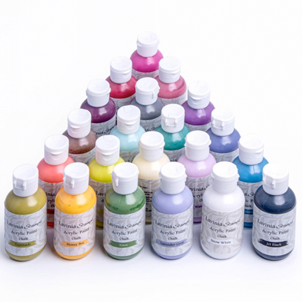 Acrylic Chalk Paints, 21 Color Bundle by Lavinia Stamps