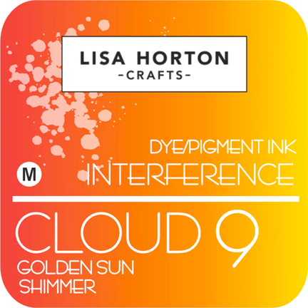 Cloud 9 Dye/Pigment Interference Ink Pad, Golden Sun Shimmer by Lisa Horton Crafts