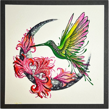 Hummingbird (Large) by Lavinia Stamps
