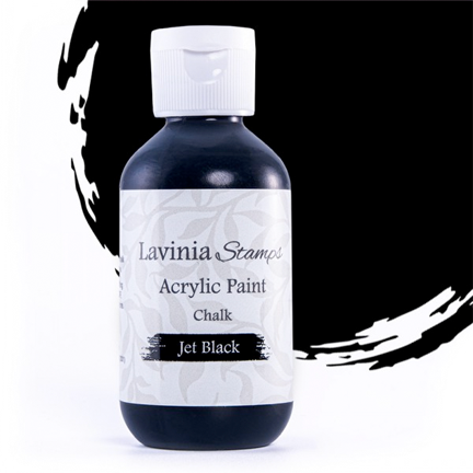 Acrylic Chalk Paint, Jet Black by Lavinia Stamps