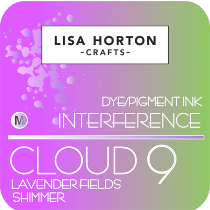 Cloud 9 Dye/Pigment Interference Ink Pad, Lavender Fields Shimmer by Lisa Horton Crafts