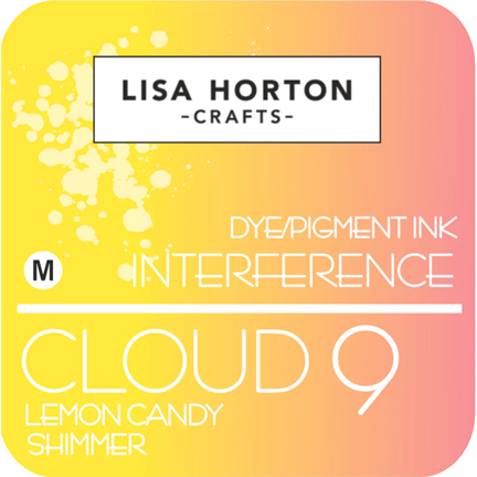 Cloud 9 Dye/Pigment Interference Ink Pad, Lemon Candy Shimmer by Lisa Horton Crafts