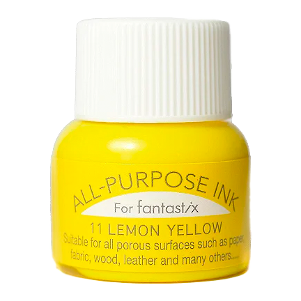 All-Purpose Fabric Ink, Lemon Yellow by Tsukineko