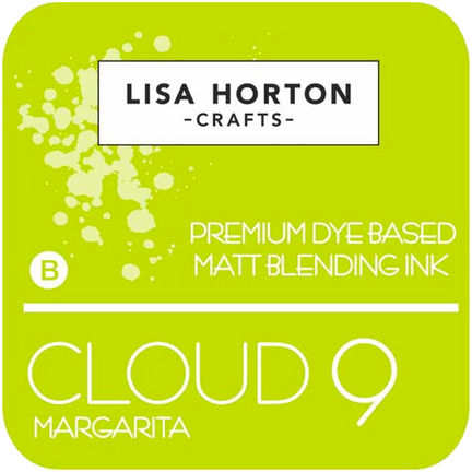 Cloud 9 Premium Dye-Based Matt Blending Ink Pad, Margarita by Lisa Horton Crafts