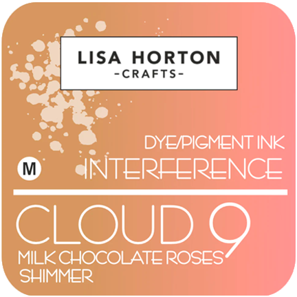 Cloud 9 Dye/Pigment Interference Ink Pad, Milk Chocolate Roses Shimmer by Lisa Horton Crafts