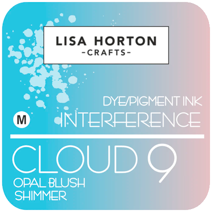 Cloud 9 Dye/Pigment Interference Ink Pad, Opal Blush Shimmer by Lisa Horton Crafts