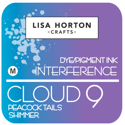 Cloud 9 Dye/Pigment Interference Ink Pad, Peacock Tails Shimmer by Lisa Horton Crafts