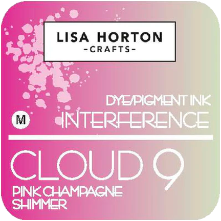 Cloud 9 Dye/Pigment Interference Ink Pad, Pink Champagne Shimmer by Lisa Horton Crafts