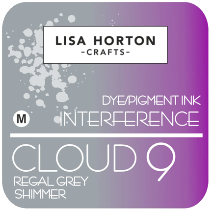 Cloud 9 Dye/Pigment Interference Ink Pad, Regal Grey Shimmer by Lisa Horton Crafts
