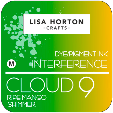 Cloud 9 Dye/Pigment Interference Ink Pad, Ripe Mango Shimmer by Lisa Horton Crafts