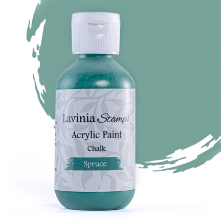 Acrylic Chalk Paint, Spruce by Lavinia Stamps