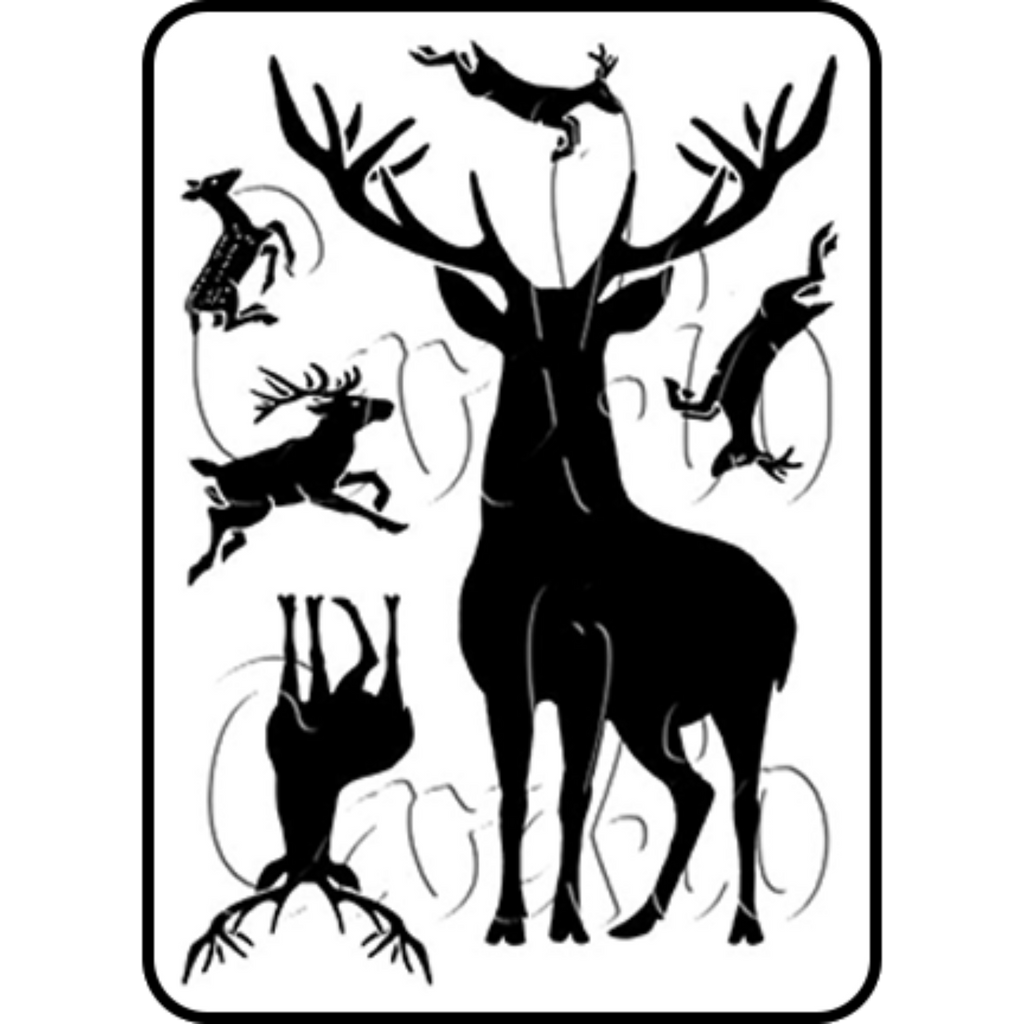 Stately Stag A7 Stamp Set by Card-io