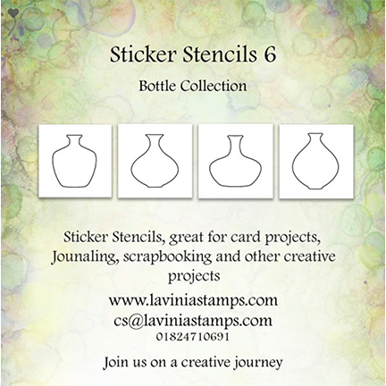 Sticker Stencils 6, Bottle Collection by Lavinia Stamps