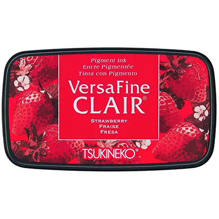 VersaFine Clair Ink Pad, Strawberry by Tsukineko