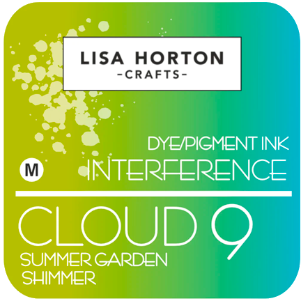 Cloud 9 Dye/Pigment Interference Ink Pad, Summer Garden Shimmer by Lisa Horton Crafts