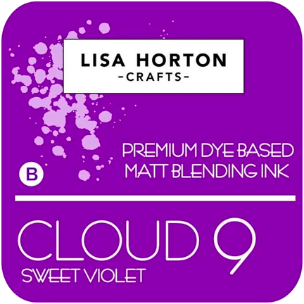 Cloud 9 Premium Dye-Based Matt Blending Ink Pad, Sweet Violet by Lisa Horton Crafts