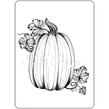Tall Pumpkin DL Stamp (Small) by Sweet Poppy Stencils