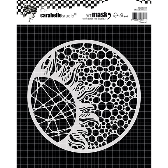 Round 6.5" Mask, The Sun by Carabelle Studio/Alexi *Retired*