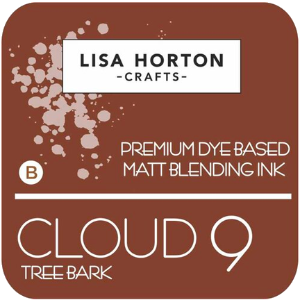 Cloud 9 Premium Dye-Based Matt Blending Ink Pad, Tree Bark by Lisa Horton Crafts