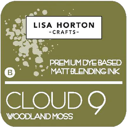 Cloud 9 Premium Dye-Based Matt Blending Ink Pad, Woodland Moss by Lisa Horton Crafts