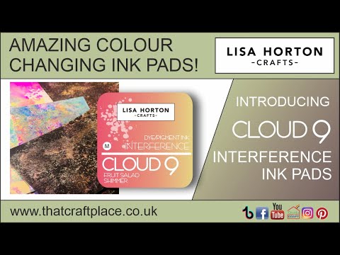 Cloud 9 Dye/Pigment Interference Ink Pad, Sapphire Gold Shimmer by Lisa Horton Crafts