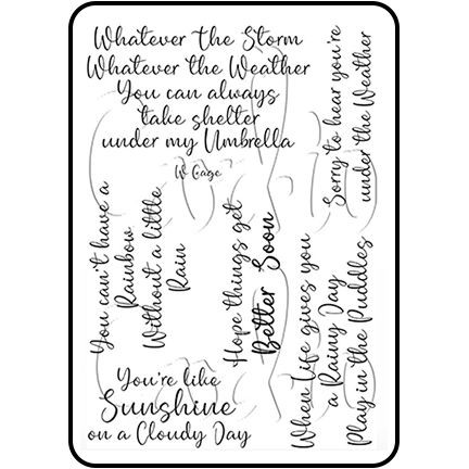 Whatever the Weather A6 Stamp Set by Card-io