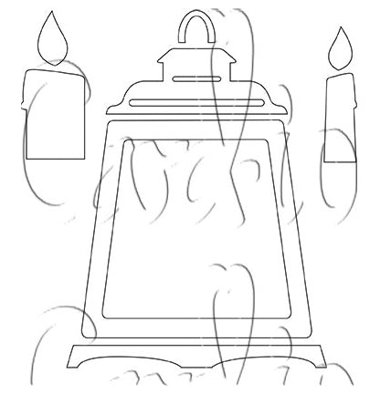 Majemask Lovely Lantern Stencil by Card-io
